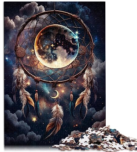 Puzzles für Erwachsene, Traumfänger-Geschichten, 1000 Teile, Holzpuzzle, geeignet für Erwachsene und Kinder über 12 Jahre, Weihnachts- und Geburtstagsgeschenke, Größe: 50x75 cm