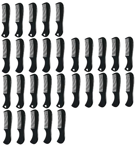 minkissy 30 Stk Mini-bartkamm Haarwachsstift Bartwachs Schnurrbartschere Haarglätter Bürste Wachsstift Für Haare Entwirrungsbürste Kopfmassagekamm Mini-kamm Kosmetik Haarbürste Plastik Mann