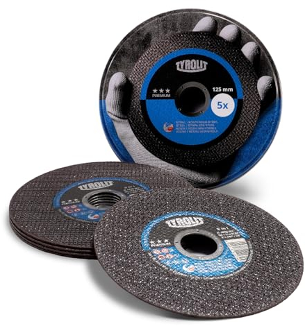 Tyrolit Trennscheibe PREMIUM Stahl/Inox | 125x1x22,23 mm | gerade | Form 41 | 5 Stück