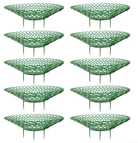 Erdbeerstützen Erdbeerregal Gartengeräte Pflanzregal Anbauregal Balkon Topfgemüse Tablettregal Erdbeere Unterstützt Erdbeerschale Erdbeeren Anbauen Für Erdbeeren Tomaten Paprika(S 10pcs)