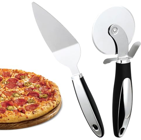 Wenrescry - Coupe-pizza, Rouleau à pizza, Leve-pizza, Couteau à pizza, Coupe-pizza Pratique, Coupe-pizza