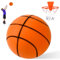 YAOZUP Lautloser Basketball, Silent Basketball Größe 3 (18cm), Ball aus Schaumstoff mit hoher Dichte, Schaumstoffball für den Innenbereich, Leiser Basketball mit Korb für Kinder 3-6 Jahre