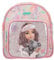 Depesche 12788 TOPModel Wild - Rucksack in Rosa, mit Model Motiv und buntem Tier Muster, Tasche mit verstellbaren Trägern