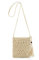 Jywmsc Petit sac à Bandoulière en Paille, Sac à Main de Plage D'été pour Femmes, Sac à Main en Paille Tissée pour Les Vacances à La Plage