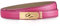 Gürtel Damen, Ledergürtel Damen, Klassisch Einfarbig Belt Women, Metall-Drehverschluss, Elegantes Rosenrot Mit Goldfarbener Schnalle, Verstellbar, Geeignet Für Geschenk Muttertag Und Tägliches Tragen