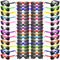 NEBURORA 12 Pack Neon Sunglasses Bulk Classic Retro Multicolor Party Sunglasses for Adult Men Women Birthday Summer Beach Pool Party Favors