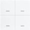 Tuya ZigBee Smart Scene Switch 4-Gang Smart Switch 12 Scene Switch Push Button Controller Unterstützt Home Assistant Einfache Installation