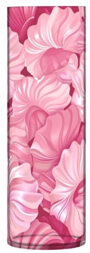 Vase à fleurs coquillages rose 03 incassable décoratif moderne vase en plastique pour bureau, maison, réunion
