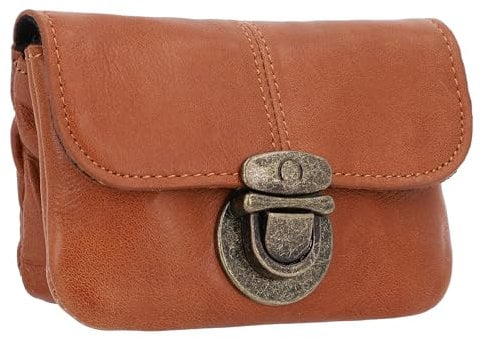 Gusti Gürteltasche Leder - Eskil Bauchtasche Hüfttasche Schultertasche Portemonnaie Geldbeutel Herren Damen Braun Leder