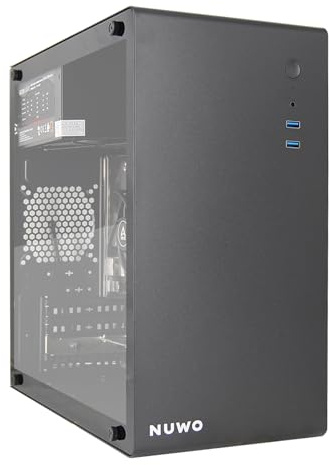 EXTREMEBIT SMART PC Computer Assemblato, Processore Core i5-6400T, Memoria Ram 16GB, Disco SSD 250GB, Connessione WiFi + BT, Win 11 PRO Nero
