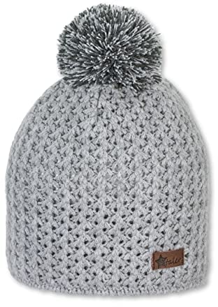 Sterntaler Jungen Strickmütze M tze, Silber mel., 53 EU