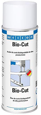 WEICON Aceite para taladrar y cortar en spray | 400 ml |Aceite para Cortes Todos los Metales | Biodegradable | Transparente