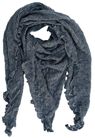 Invero, Merino Dreieckstuch Susi, 100% Wolle (Stone)