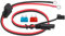 Dongge SAE Connector Motorcycle Battery Charger SAE Charging Cable SAE Quickly cuts The Plug to The 12V Ring Terminal Fuse Suitable for Charging Motorcycles Tractors Cars etc