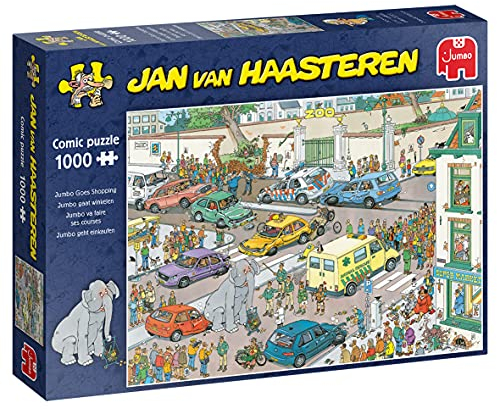 Jan Van Haasteren, Geht Einkaufen, Puzzle 1000 Teile Erwachsene