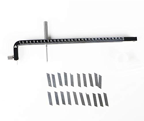 NeeyBing Zirkel-Schneider, verstellbares Schneidwerkzeug zum Schneiden von Druckpapier, Fotopapier, Verbundpapier, Kraftpapier, optischer Film