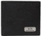 Armani Exchange Men's Essential, Saffiano, Metal Logo Bi-Fold Wallet, Black