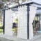 PONY DANCE Outdoor Vorhang Wasserdicht 2 Stücke Outdoor Gardinen Weiss Transparent Terrasse Vorhänge mit Ösen Outdoorvorhänge für Balkon & Pavillon & Gartenlaube, H 243 x B 137 cm