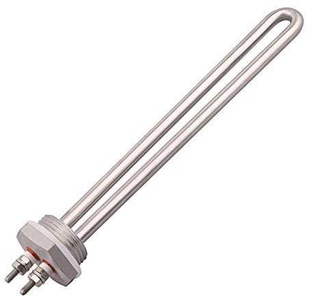 Heating Element Water Heating Element SUS304 DN25 12V 100W DC Immersion Heater Element With 1 BSP Thread Heating Pipe