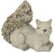 Kynast Garden Steinfigur Eichhörnchen 31 cm liegend Deko Gartenfigur Polystone Steinoptik