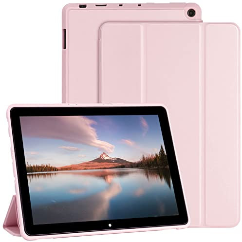 Funda para Tablet Amazon Fire HD 10 2021 - Estuches Protectora Fire HD 10, Funda Slim Standby Automática, Funda para Amazon Fire HD 10 11ª Generación 2021 (Rosado)