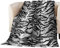 Decke 150x200 cm Schwarzes Tigermuster Kuschelige Wolldecke Flauschig Weich Warm Plüsch Wohndecke 3D Tagesdecke Decke für Bett Dicke Decke Sofa Wohndecke Geschenke für Frauen Männer (150X200 cm)