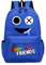 Rainbow Friends Schultasche, Rainbow Friends Backpack, Anime Cartoon Schoolbag, Rainbow Friends School Bag, Große Kapazität Rucksack, Unisex Casual Childrens Backpack