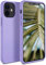 ONEFLOW Sama Sama Case Compatible with Apple iPhone 12 mini, Sustainable Mobile Phone Case Made of Plant Fibres, Biodegradable Case without Plastic, Vegan and Environmentally Friendly - Purple