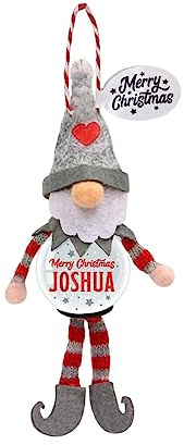 Personalised Snowglobe tree decoration (Joshua)