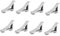 SOLUSTRE 8pcs Stainless Steel Refrigerator Shelf Clips Cooler Shelf Support Hooks for Easy Installation Strong and Replacement for Fridge Racks