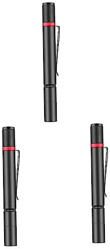 INOOMP LED-Licht 3st Stift Licht Geführte Medizinische Taschenlampe Usb-stift Leuchtet Usb-taschenlampe Medizinisches Stiftlicht Led Aluminiumlegierung Arzt Stift Gebührenpflichtig