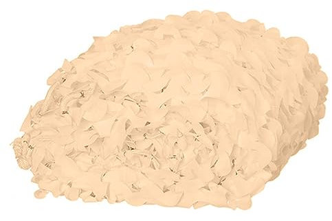 MOCNT Tarnnetz Beige Camouflage Netz Tarnnetz Jagd Camo Tarnung Armee Tarnung Net Camping Sonnenschutz Sichtschutz Dekoration Garten Verstecken Auto Abdeckung 4m x 4m