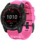 OUTVI 26 watch band compatible with garmin fenix 5x 6x Pro 7x 3 hr quick fit 26mm bands replacement for Epix Pro Gen 2 51mm Enduro 2 Descent Mk1 Mk2 Mk2i Mk3i tactix soft silicone men women Pink