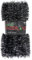 Widdle Gifts 50ft x 3cm Tinsel Extra Long 15 Metre Christmas Decoration, Crafting, Christmas Trees and party Decorations (Black and Silver)