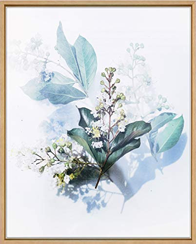 Leon Schattenfugenrahmen für Leinwandbild Rahmen für Canvasbild 60x80 cm Farbwahl Hier Buche Dekor ohne Glas