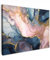 MuchoWow© Quadri Moderni Soggiorno 70x50 cm Poster Da Parete Decorazioni Muro Salotto Quadro Grande Foto Con Cornice Stampe Su Tela Camera Da Letto Cucina AstrattiMarmo - Rosa - Blu