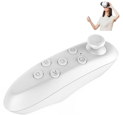 Votephone Mando Bluetooth para Móviles Android y IPhone – Función ratón y Joystick para juegos - Control para Gafas de Realidad Virtual - Compatible con Videos 360 y Juegos 3D