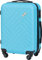 Xonic Design Reisekoffer - ABS Hartschalen Koffer mit 360° Leichtlauf-Rollen - hochwertiger Trolley mit Zahlenschloss in M-L-XL oder Set (Neon Blue, M)