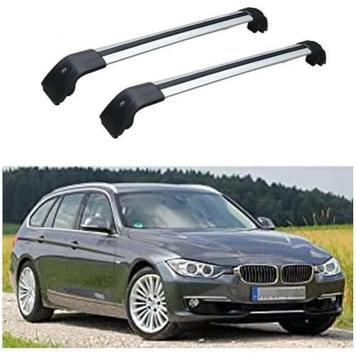 XTRDGHUG 2 Stück Auto-Dachträger Crossbar, Für BMW 3 Series F31 Station Wagon 2011 2012 2013 2014 2015 2016 2017 2018 2019 Dachträger Autozubehör Gepäcktransport,B