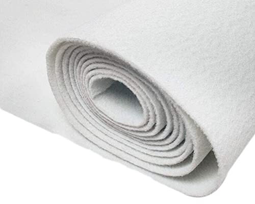 Teppich, rutschfest, für Hochzeit, Zeremonie, Party, Weihnachten, Innen- und Außenbereich, 2 mm dick, 1 x 30 m, Weiß