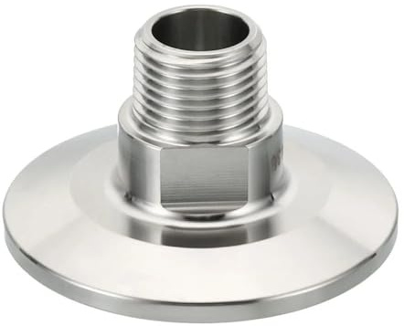 1,5 Sanitär Tri Clamp x 1/4'' 1/2 3/4'' 1'' NPT Außengewinde Adapter Edelstahl 304 316(SS316,3/4)