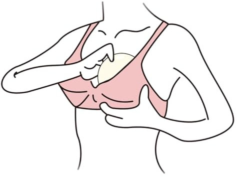 MERRYHAPY 8 Stück Waschbare Stilleinlagen Aus Bambus Auslaufsicher Sanft Wiederverwendbar Für Stillende Mütter Hellgelb
