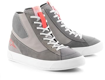 Alpinestars Stated Motorrad Schuhe, hellgrau/rot, 12.5 (46)