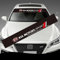 Auto Frontscheibe Sonnenstreifen für Kia CUB, Frontscheibenaufkleber -Aufkleber für Windschutzscheibe, PVC Vorne Fenster Sonnenschutzfolie Banner,A