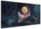 murando - Wandbilder Set 3 tlg Wanddeko Collage 3er 180x90 cm (je 60x90 cm) – Leinwandbild für Wohnzimmer und Schlafzimmer - Nachthimmel - Aquarell Mond und Sterne c-C-10121-b-a