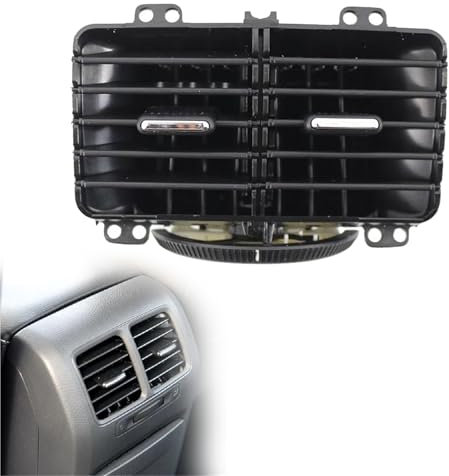 NKLDDE Rejilla De Ventilación De Salida De Aire Trasera Rejillas De Salida De Aire Acondicionado Traseras para Automóvil para V&w para Jetta MK5 para Golf MK5 MK6 para Rabbit