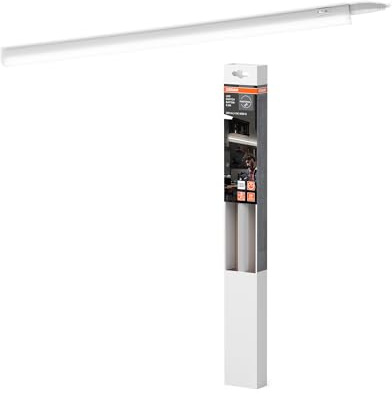 OSRAM Switch Batten Barra luminosa LED sottile con interruttore integrato 300mm 4W 4000K bianca, collegabile per strisce luminose continue, protezione IP20, per illuminazione sottopensile interni