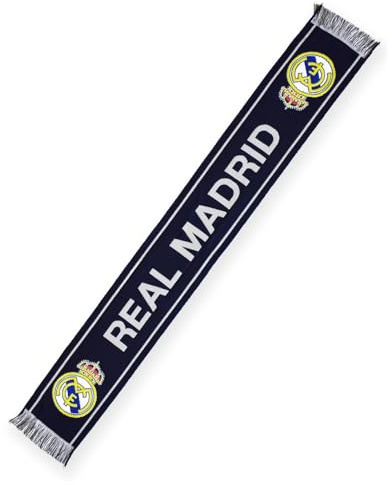 Real Madrid - Écharpe à tisser n° 46 - Licence officielle - 140 x 20 cm