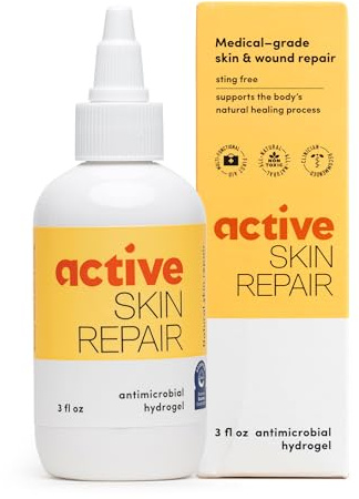 Active Skin Repair First Aid Hydrogel with Medical Grade Hypochlorous, 3 oz