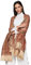 Weavers Villa Damen Pashmina-Wollmischung, indische Handarbeit, gewebter Schal, Wickeltuch, große Größe: 101,6 x 203,2 cm - Beige - [Größe : 40 X 203 cm]